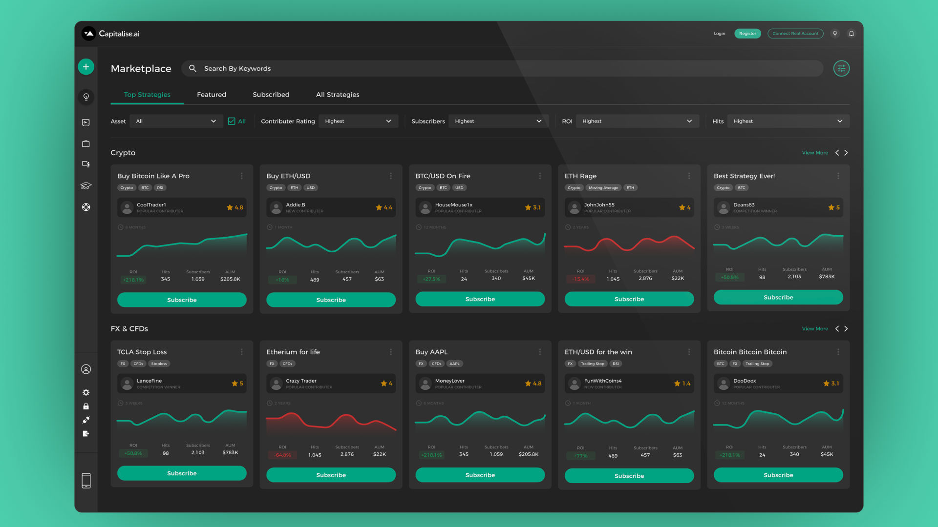 Capitalise.ai app screenshot