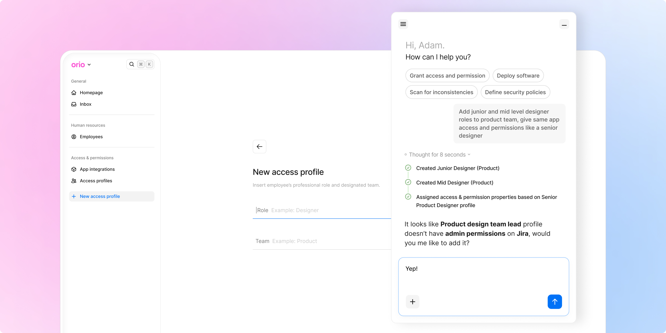 Operational efficiency: integrating conversational AI to streamline HR-to-IT workflows.